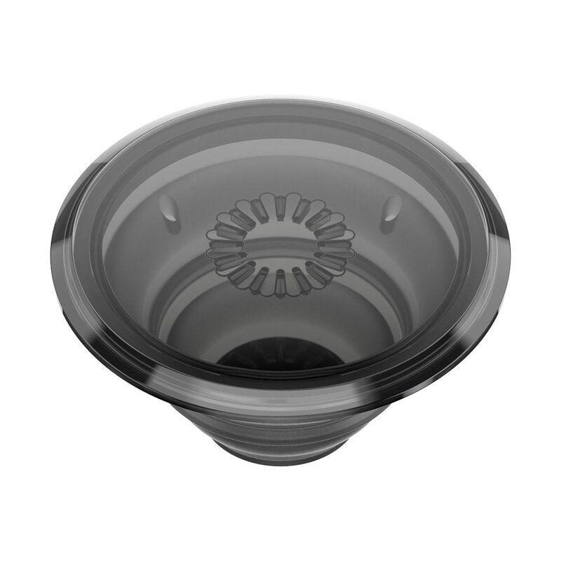 Popsockets original, suport cu functii multiple, Translucent Black