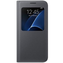 Husa Originala Samsung Galaxy S7 G930 S-View Cover Negru