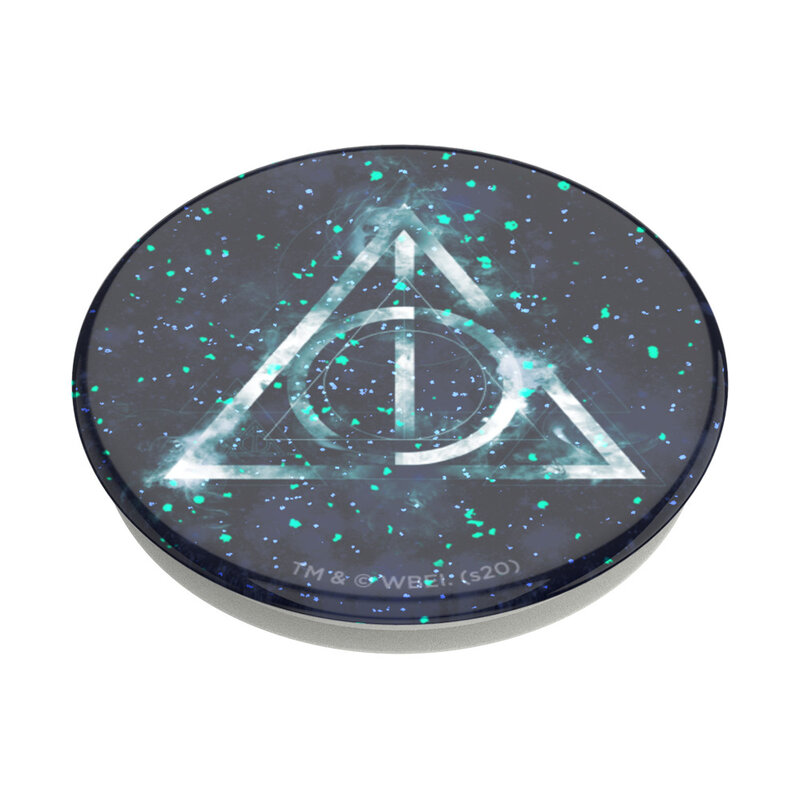 Popsockets original, suport cu functii multiple, Glitter Deathly Hallows