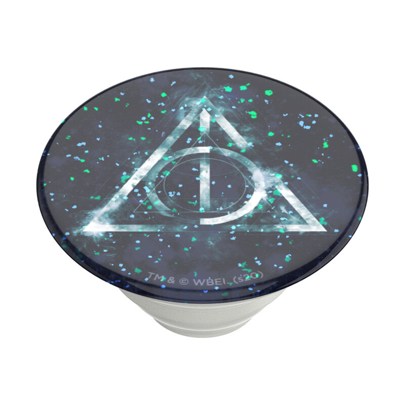 Popsockets original, suport cu functii multiple, Glitter Deathly Hallows