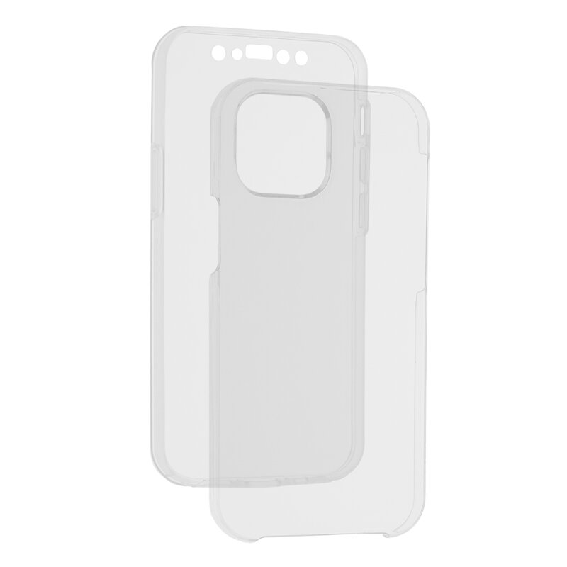 Husa iPhone 13 mini FullCover 360 - Transparent