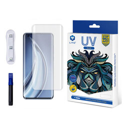 Folie Sticla Xiaomi Mi CC9 Pro Lito UV Glue 9H Cu Lampa Si Adeziv Lichid - Clear