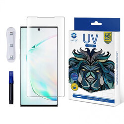 Folie Sticla Samsung Galaxy Note 20 Ultra Lito UV Glue 9H Cu Lampa Si Adeziv Lichid - Clear