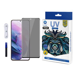 Folie sticla Samsung Galaxy S21 5G Lito UV Glue PRIVACY, clear