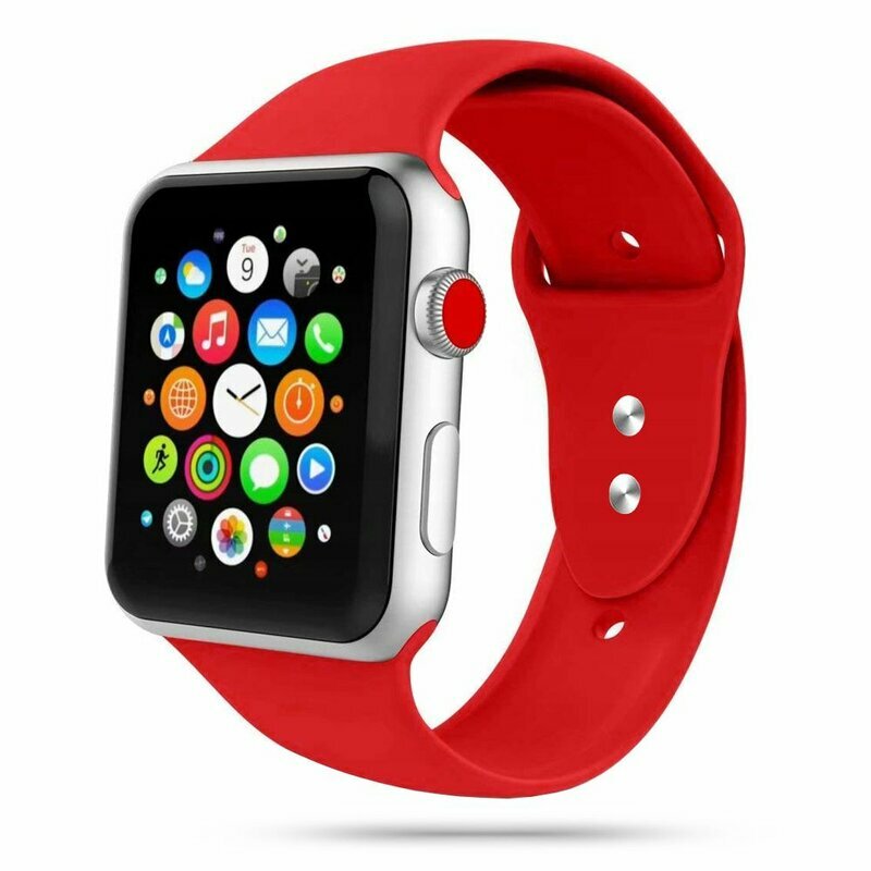 Curea Apple Watch 7 45mm Tech-Protect Iconband - Rosu