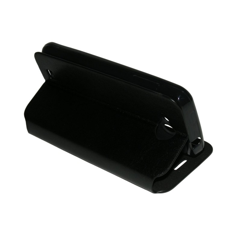 Husa GoClever QUANTUM 4 Toc Flip Carte Negru