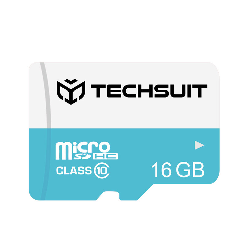 Card memorie 16GB Micro SDHC Techsuit, clasa 10 + adaptor, negru