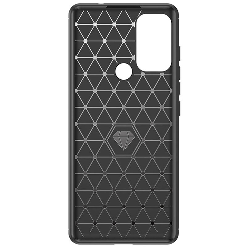 Husa Motorola Moto G60S Techsuit Carbon Silicone - Negru