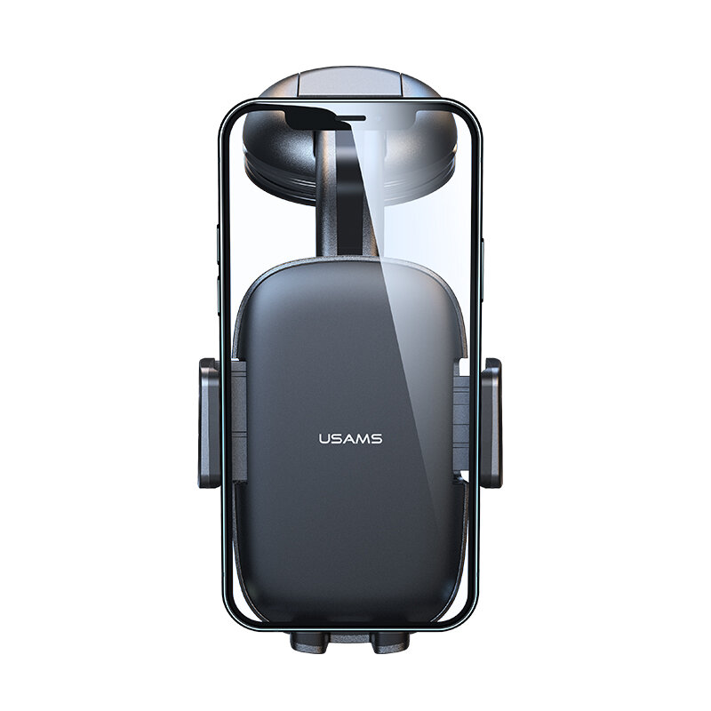 Suport telefon bord/ parbriz auto Usams, negru, US-ZJ063