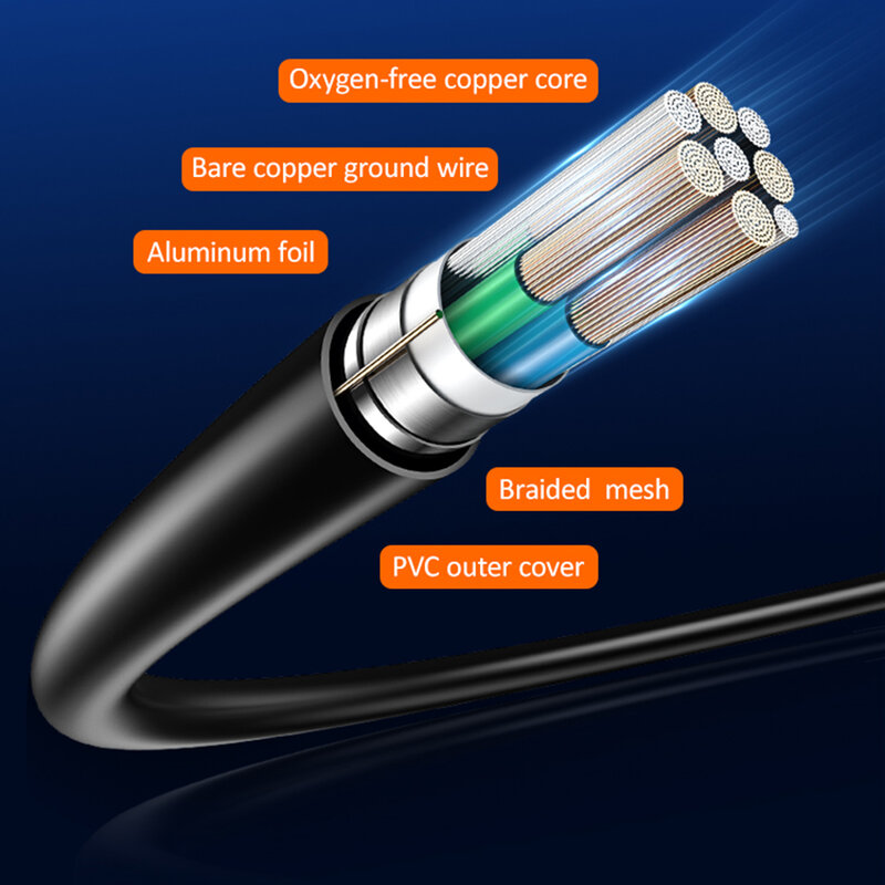 Cablu HDMI 4K Usams, 3860 x 2160, 3D, 1.8m, negru, US-SJ426