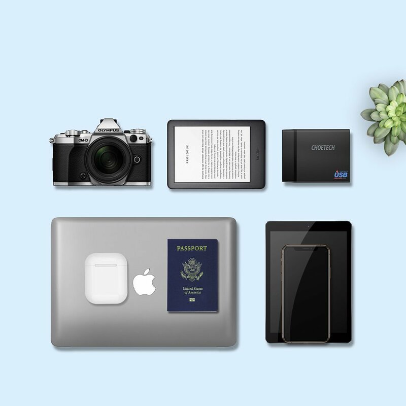 Statie incarcare telefoane mobile Choetech, 3x USB/ Type-C PD60W, PD72-1C3U