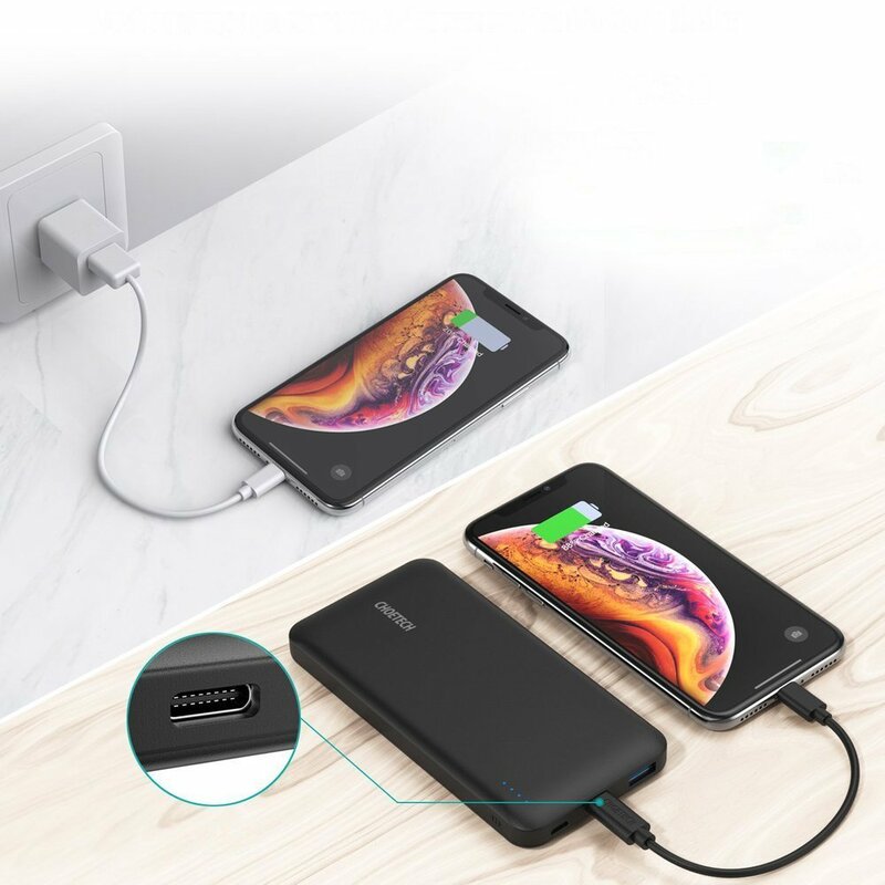 Baterie externa Quick Charge 10000mAh Choetech, Type-C PD 18W, B627