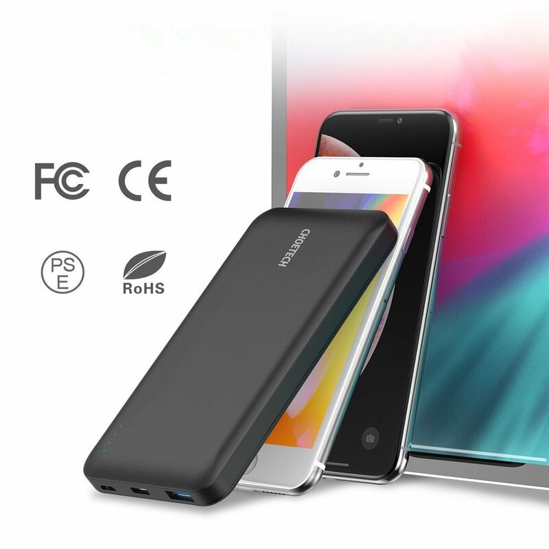 Baterie externa Quick Charge 10000mAh Choetech, Type-C PD 18W, B627