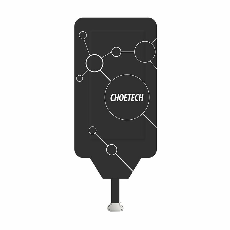 Adaptor Qi pentru incarcare wireless Micro-USB Choetech, WP-MICRO-201BK
