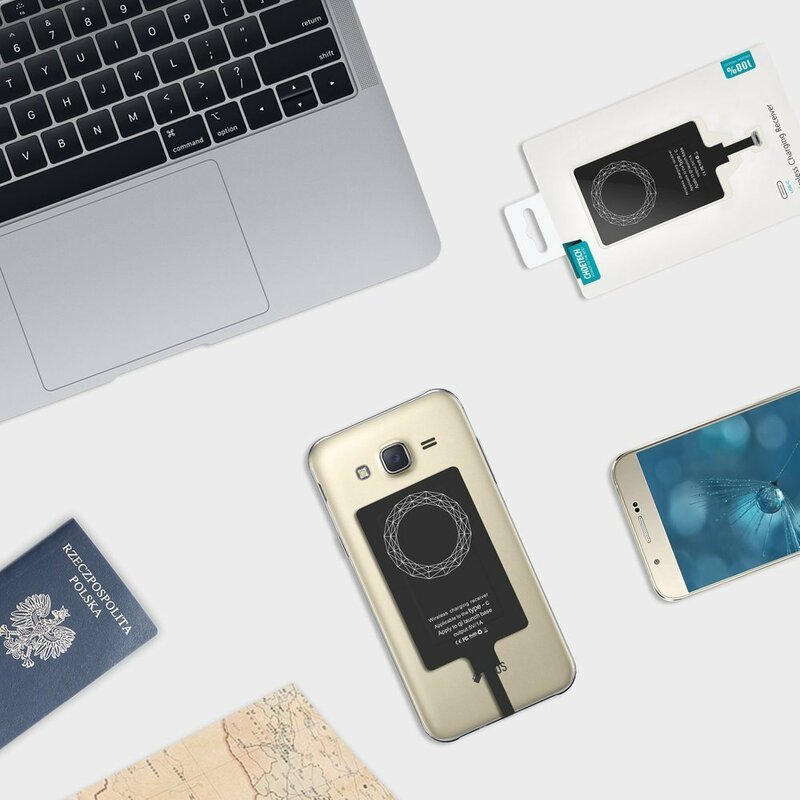 Adaptor incarcare wireless USB-C universal Choetech, WP-TYPEC-301BK