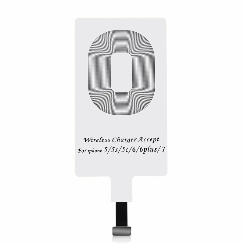 Adaptor incarcare wireless iPhone 7 universal Choetech, alb, WP-IP-301WH