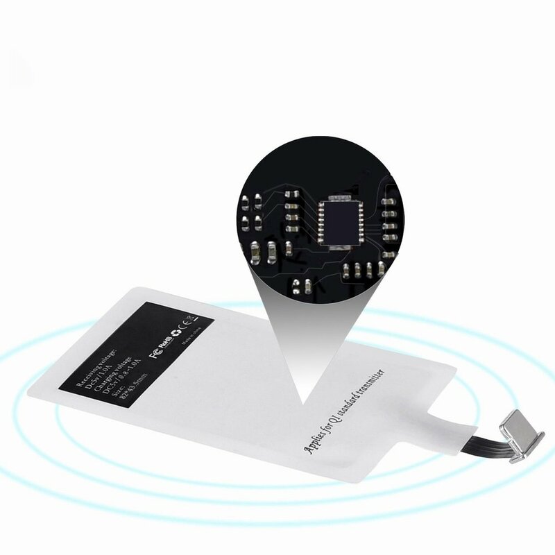 Adaptor incarcare wireless iPhone 7 universal Choetech, alb, WP-IP-301WH