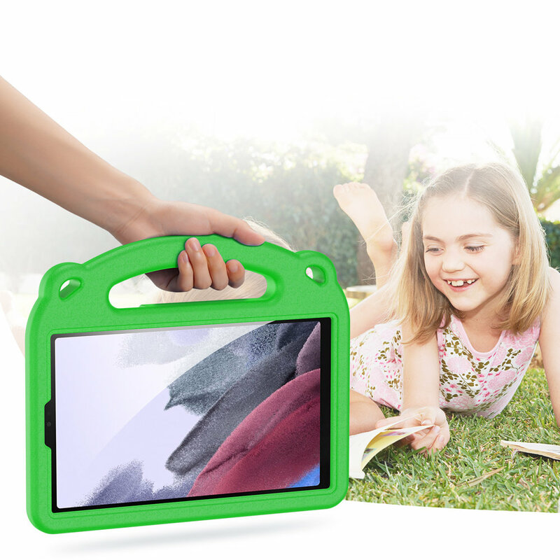 Husa tableta copii Samsung Galaxy Tab A7 Lite Dux Ducis Panda, verde