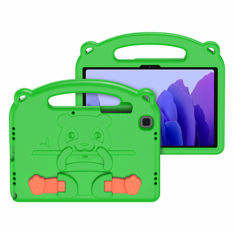 Husa tableta copii Samsung Galaxy Tab A7 10.4 2020 T500/T505 Dux Ducis Panda, verde