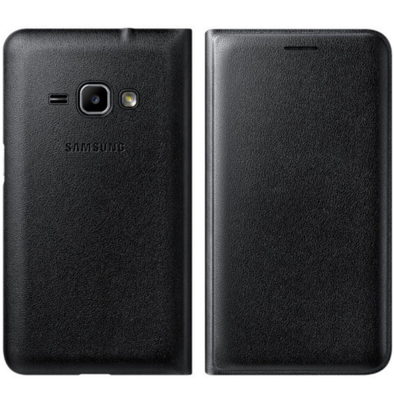 Husa Originala Samsung Galaxy J1 2016 J120 Flip Wallet Black