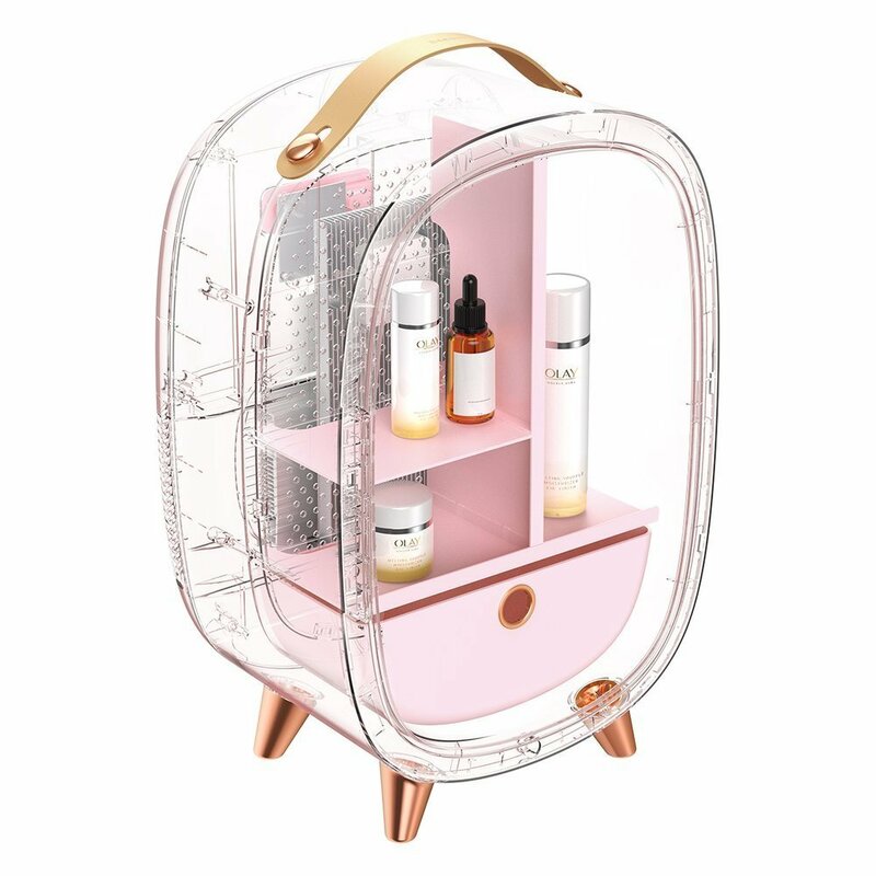 Mini frigider pentru creme/ cosmetice Baseus, roz, CRBXNS-A04