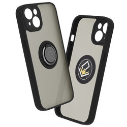 Husa iPhone 13 Techsuit Glinth cu inel suport stand magnetic, negru