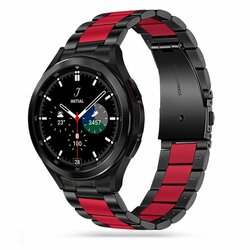 Curea Samsung Galaxy Watch4 Classic 42mm Tech-Protect Stainless, negru rosu