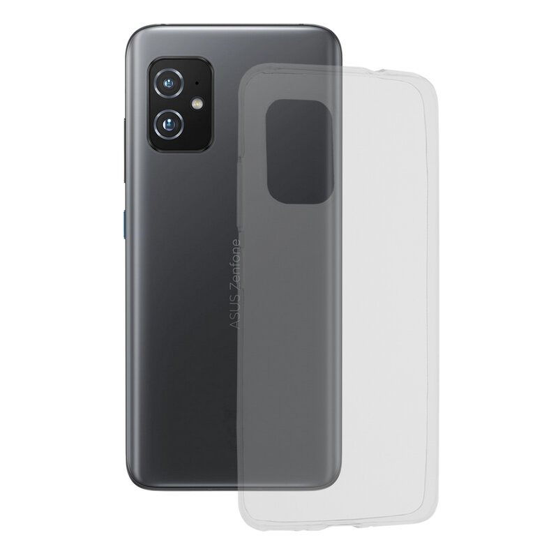 Husa Asus Zenfone 8 Techsuit Clear Silicone, transparenta
