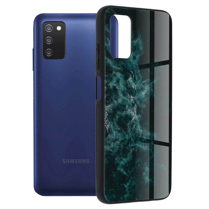 Husa Samsung Galaxy A03s Techsuit Glaze, Blue Nebula