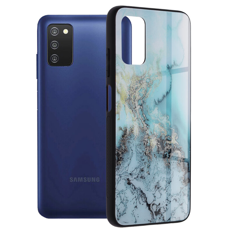 Husa Samsung Galaxy A03s Techsuit Glaze, Blue Ocean