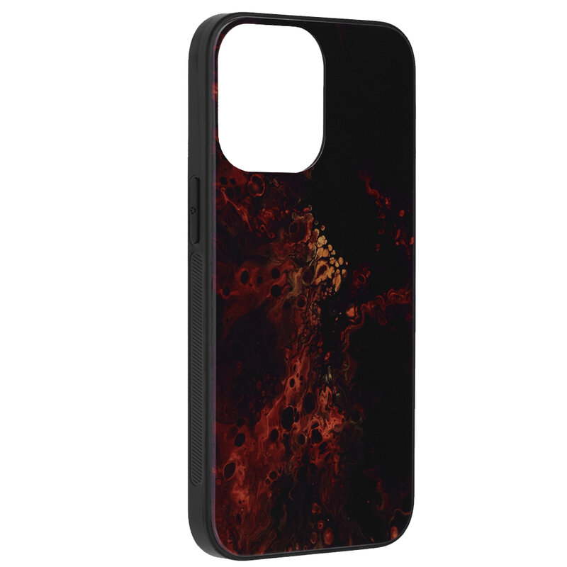 Husa iPhone 13 Pro Techsuit Glaze, Red Nebula
