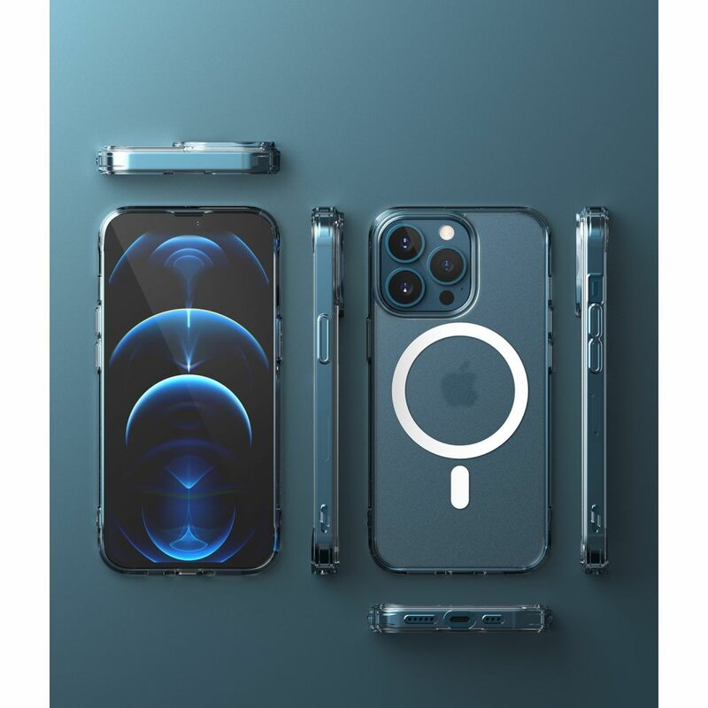 Husa iPhone 13 Pro Max Ringke Fusion Matte MagSafe, transparenta 