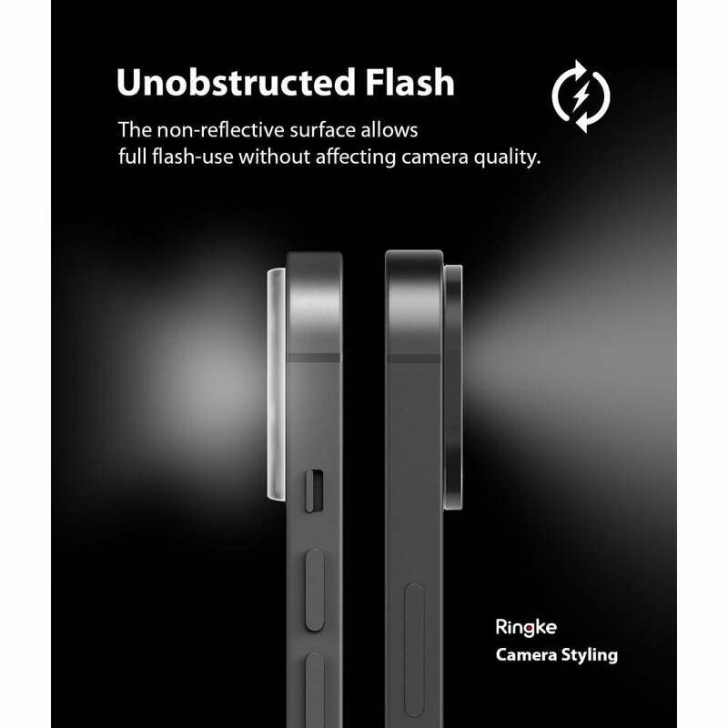 Protectie camera iPhone 13 Ringke Camera Styling, negru