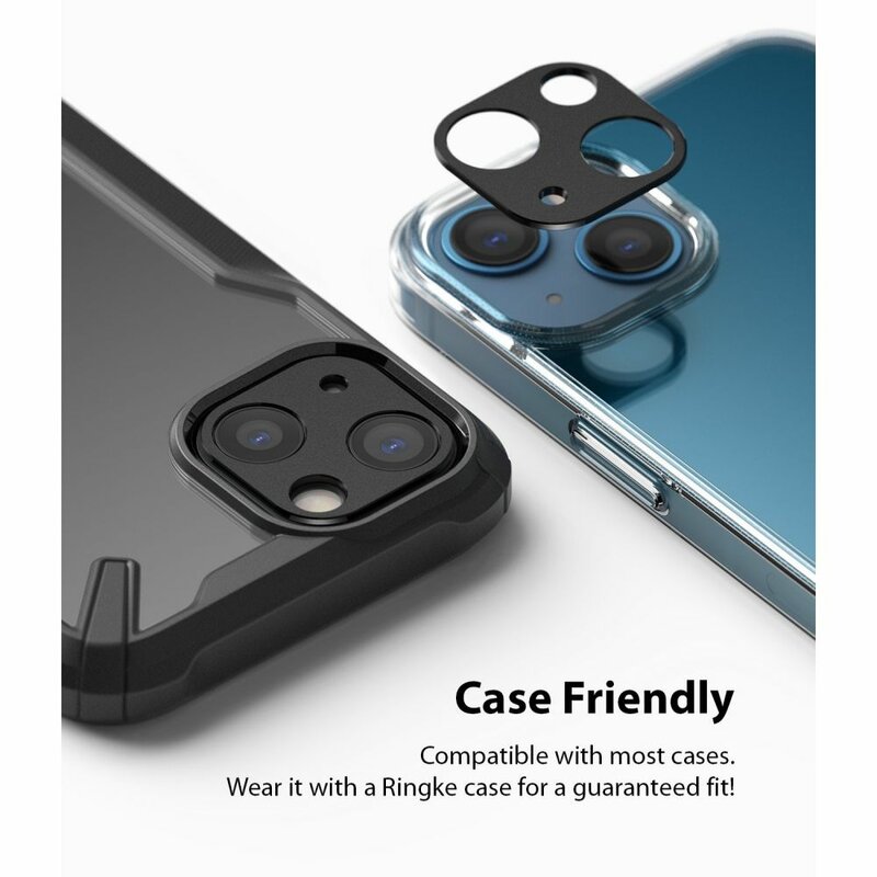 Protectie camera iPhone 13 Ringke Camera Styling, negru