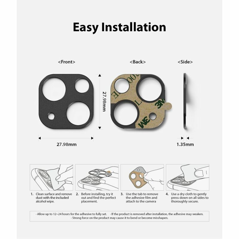 Protectie camera iPhone 13 Ringke Camera Styling, negru