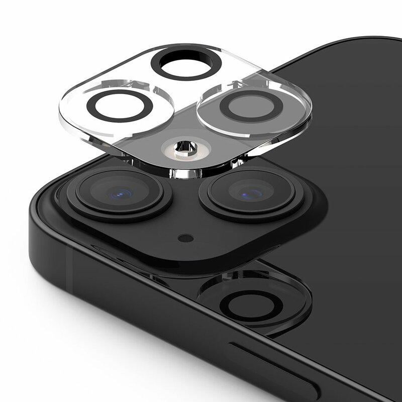[Pachet 2x] Folie sticla iPhone 13 mini Ringke Camera Protector, clear
