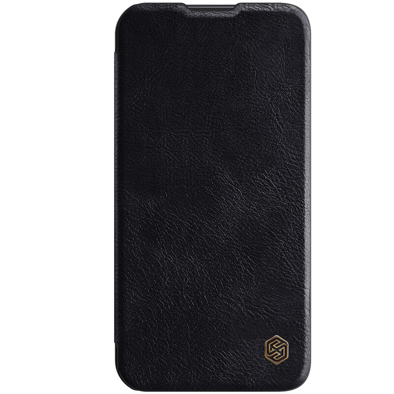 Husa iPhone 13 Pro Max Nillkin QIN Pro Leather, negru