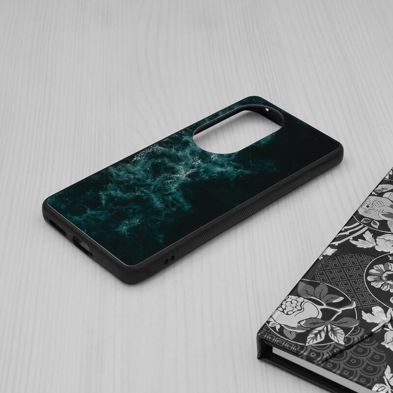 Husa Huawei P50 Pro Techsuit Glaze, Blue Nebula