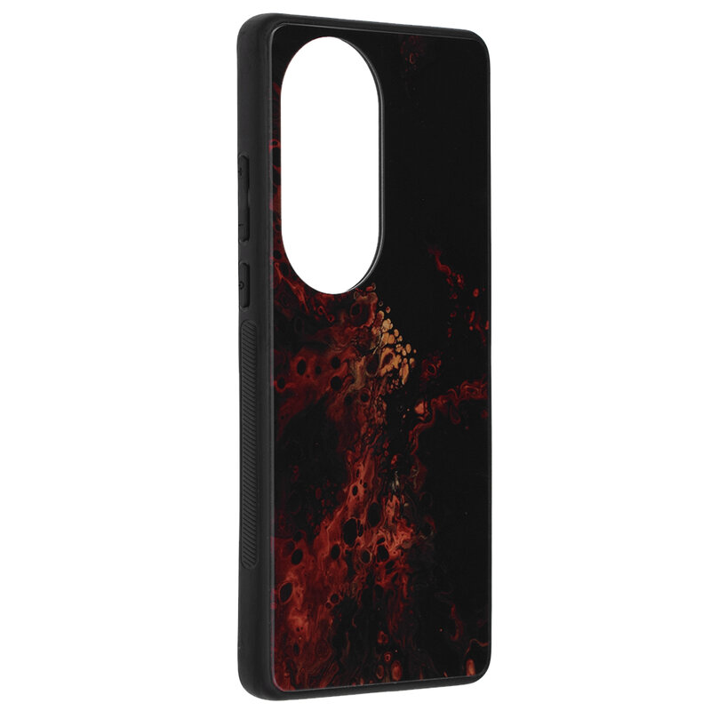Husa Huawei P50 Pro Techsuit Glaze, Red Nebula