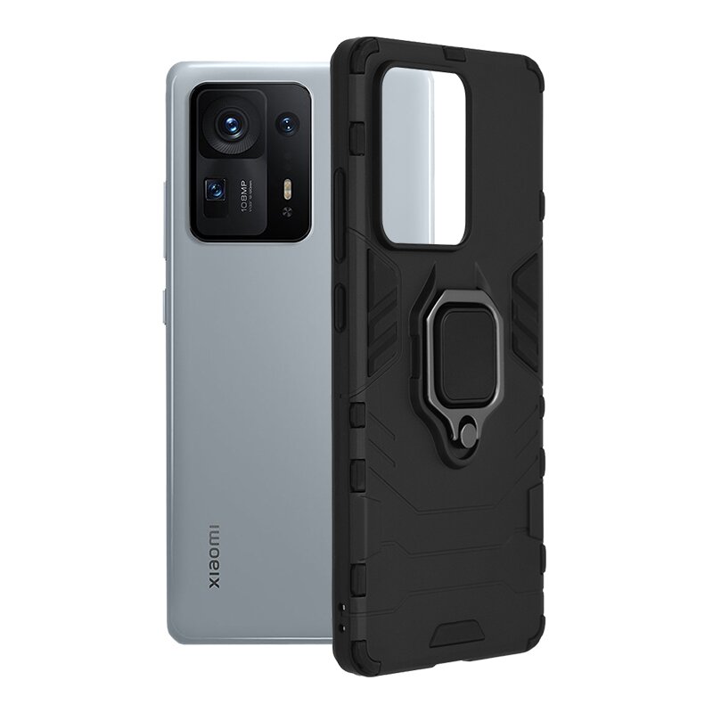 Husa Xiaomi Mix 4 Techsuit Silicone Shield, negru