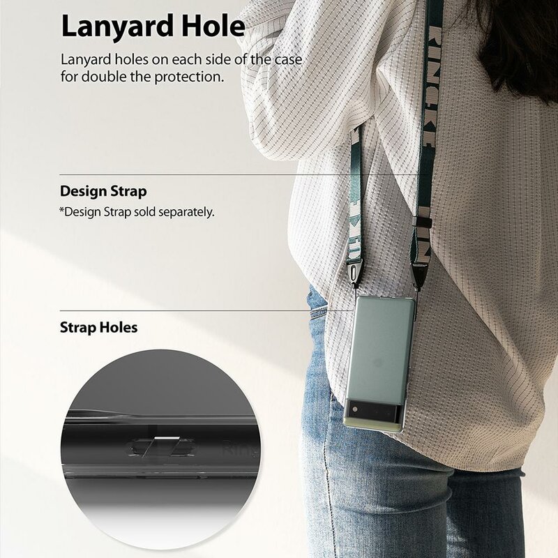 Husa Google Pixel 6 Ringke Fusion, transparenta