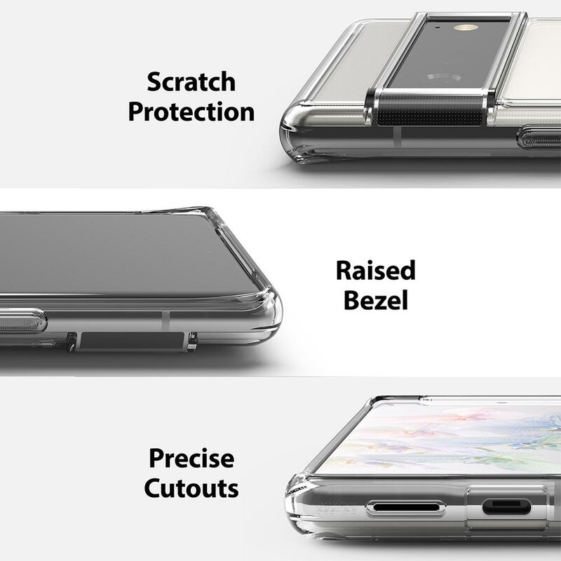 Husa Google Pixel 6 Pro Ringke Fusion, transparenta