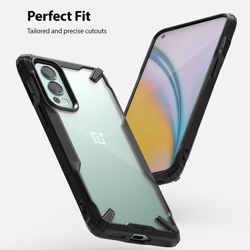 Husa OnePlus Nord 2 5G Ringke Fusion X Design - Camo Black