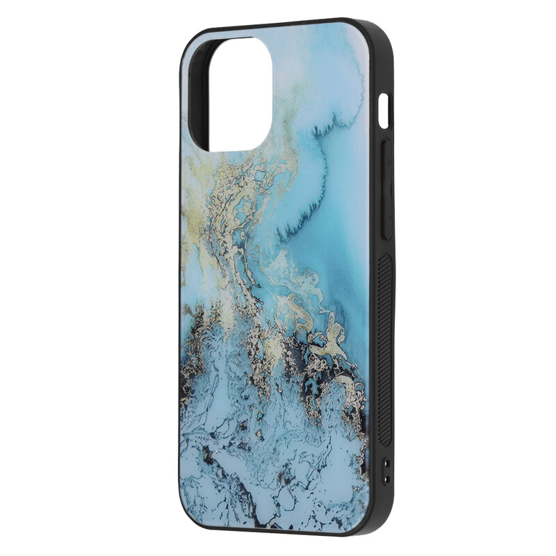 Husa iPhone 13 mini Techsuit Glaze, Blue Ocean