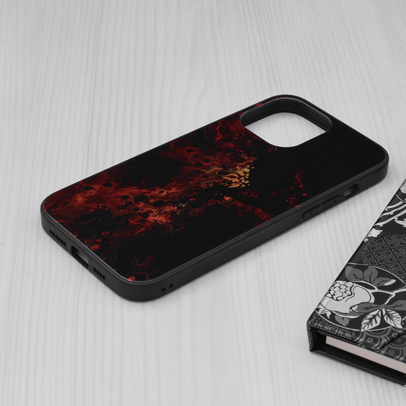 Husa iPhone 13 Pro Techsuit Glaze, Red Nebula