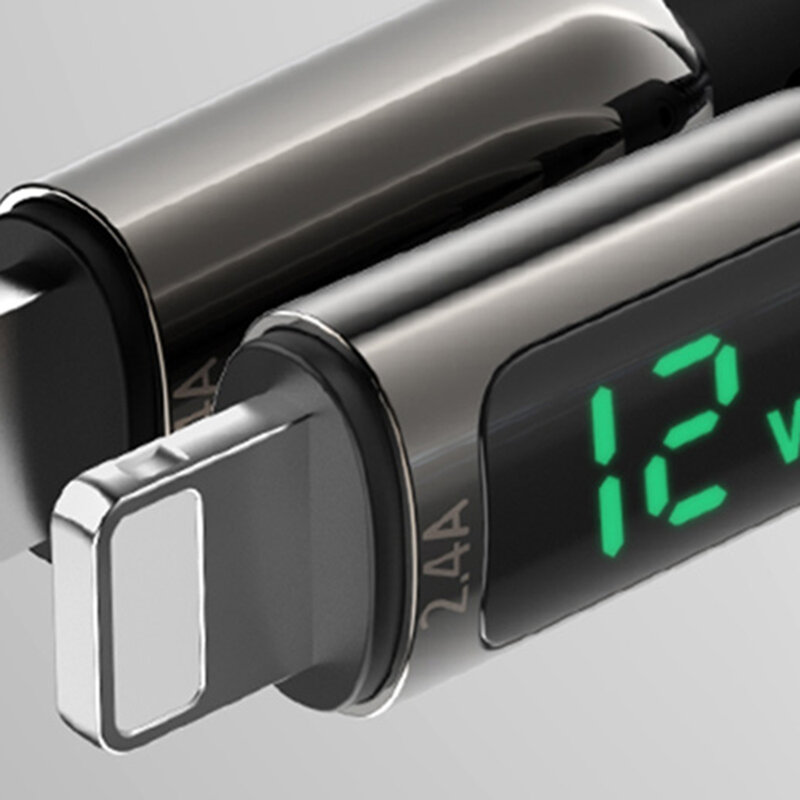 Cablu de date USB la Lightning Yesido CA84, 12W, 2.4A, 1.2m, negru