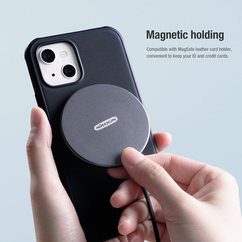 Husa iPhone 13 mini Nillkin Super Frosted Shield Pro Magnetic, negru