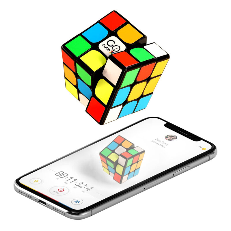 Cub rubik 3x3x3 profesional smart magnetic Bluetooth GoCube-X