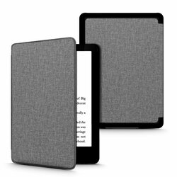 Husa Kindle Paperwhite 5, Signature Edition Tech-Protect Smartcase, gri deschis