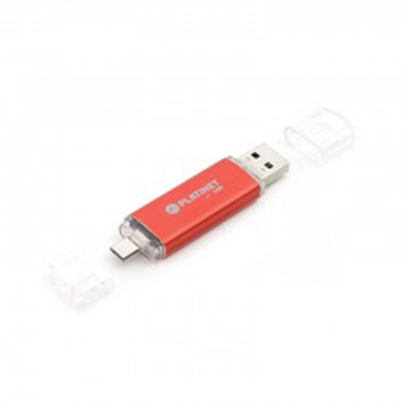 Stick USB 2.0 - Micro USB 8 GB Platinet PMFA80 - Rosu